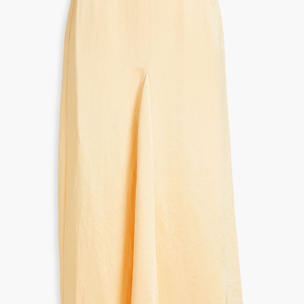 NWT- Tibi Butter Yellow Midi Skirt